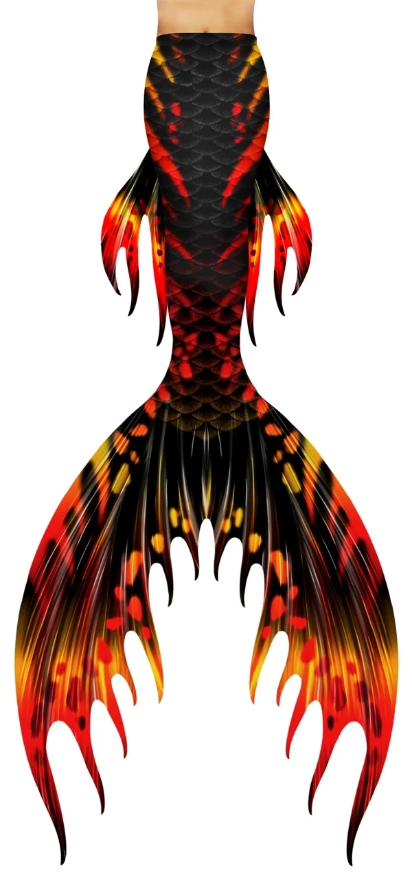 Женский пляжный купальник-бикини с хвостом русалки моноластами на заказ |