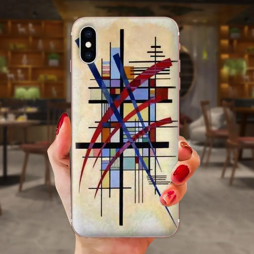 Мягкий ТПУ чехол Wassily Kandinsky новый стиль для Huawei Honor 4C 5A 5C 5X 6 6A 6X 7 7A 7C 7X 8 8C 8S 9 10 10i 20 20i