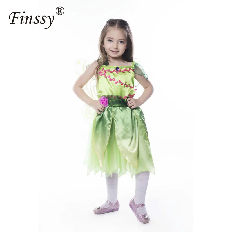 Детская Юбка для косплея Феи цветов костюм на Хэллоуин карнавал шоу крылья