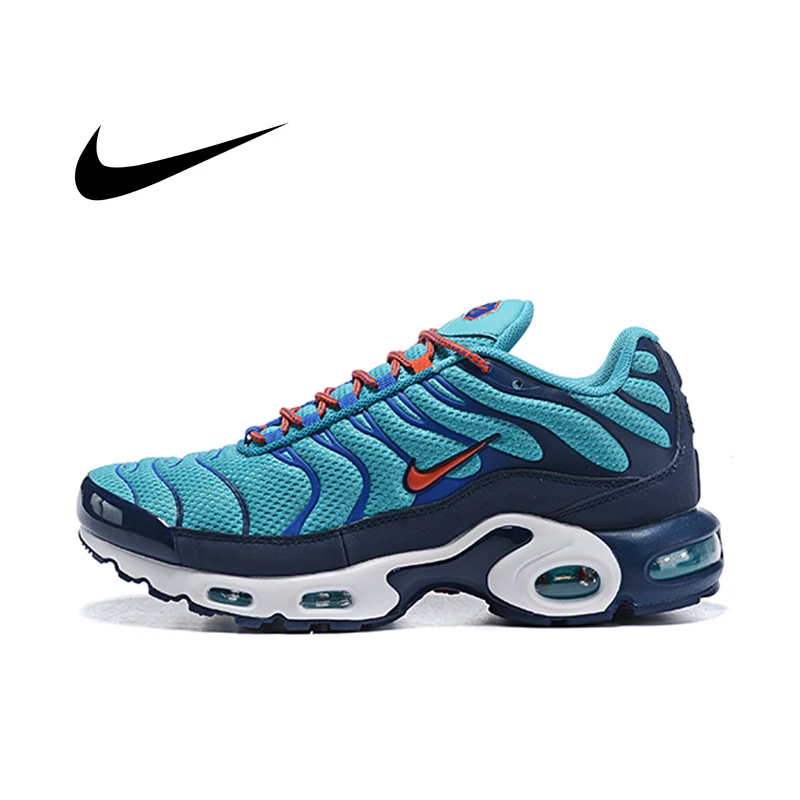 Оригинальные мужские кроссовки для бега Nike Air Max Plus, дышащие удобные кроссовки, дизайнерская Противоударная Беговая обувь, спортивная обувь