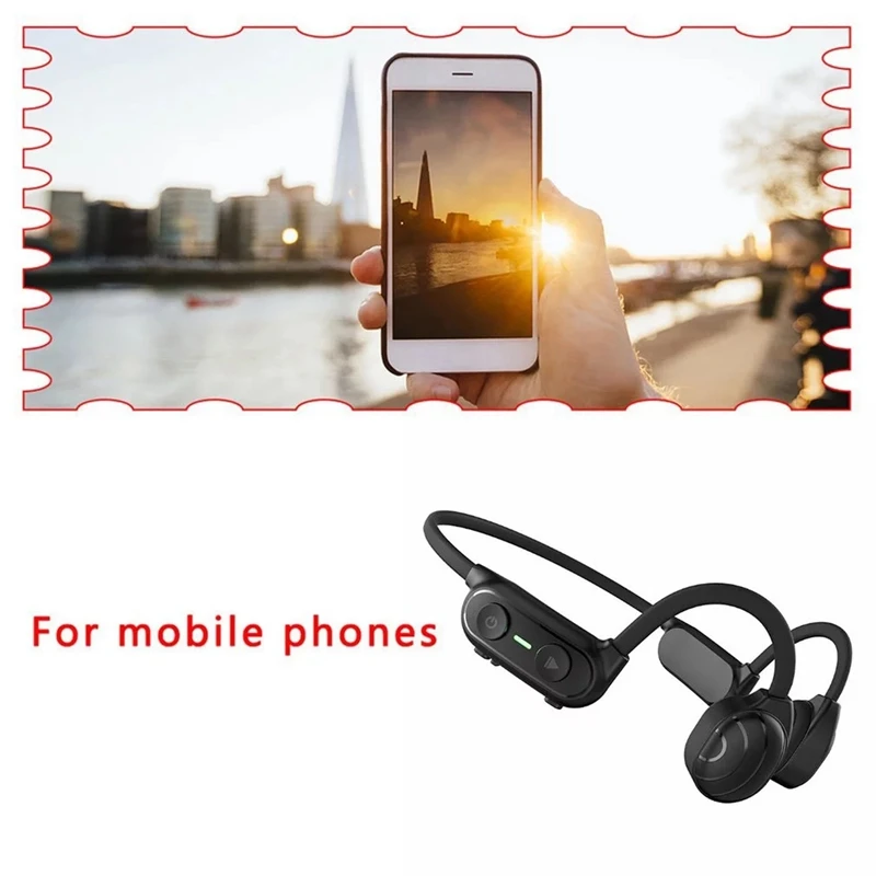 

Bone Conduction Sports Head-Mounted Large Earphone Game Wireless Hanging Ear Headset