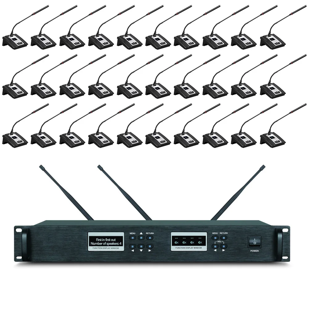 구매 전문 무선 핸드인 핸드 컨퍼런스 시스템 구즈넥 콘덴서 마이크 엔지니어링 회의 마이크