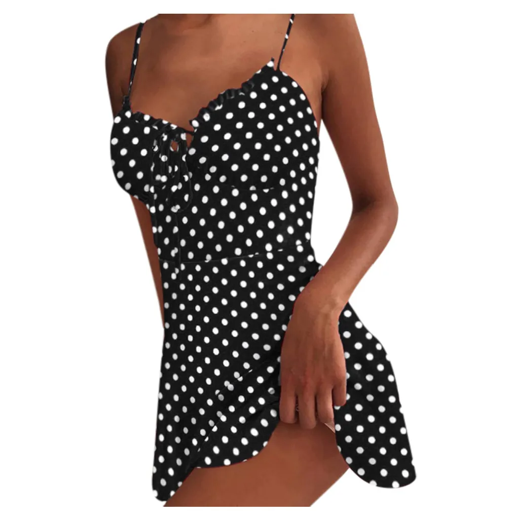 

40# Vintage Short Summer Dresses For Women Print Color Block Sleeveless Mini Dress Casual A-line Maxi Sundress