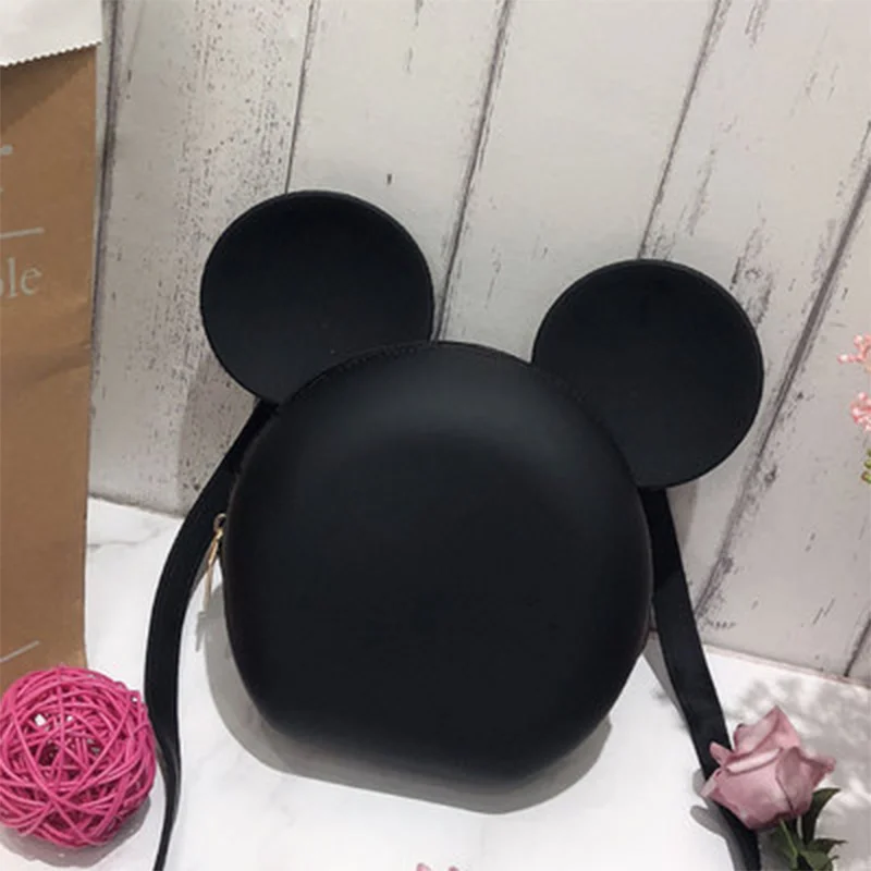 2019 женские сумки-мессенджеры с Микки Маусом зеленые модные сумочки из ПВХ в стиле