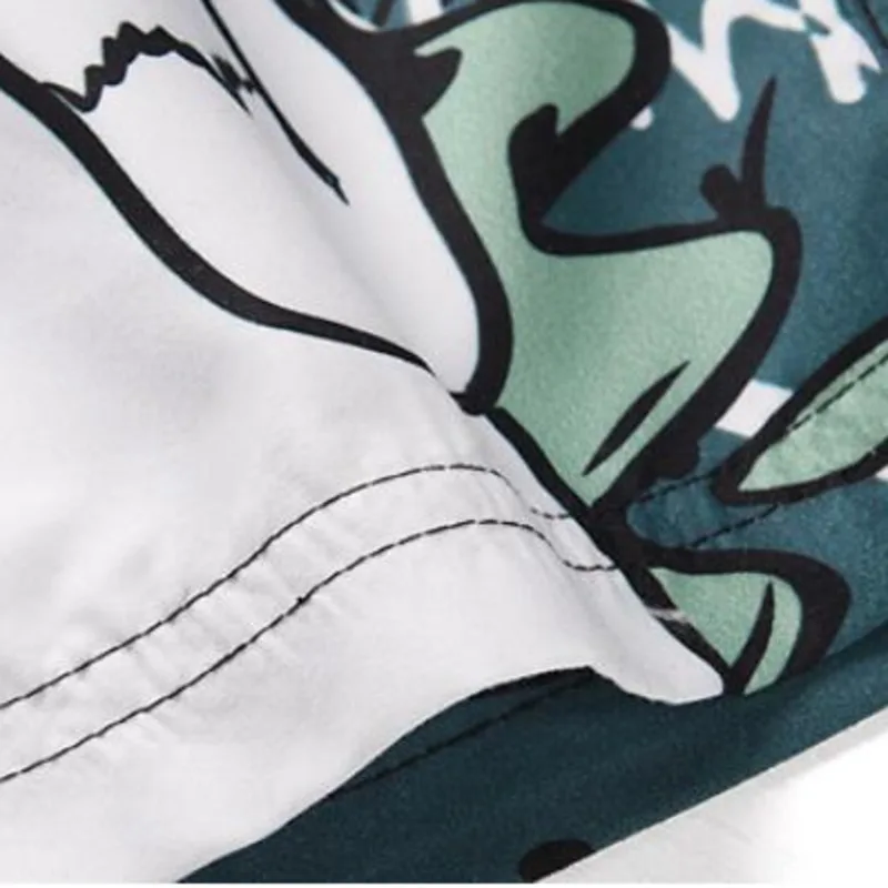 

#7408 summmer novedad loose casual men Beach shorts printed Harajuku cargo shorts men holiday travel beach short masculino