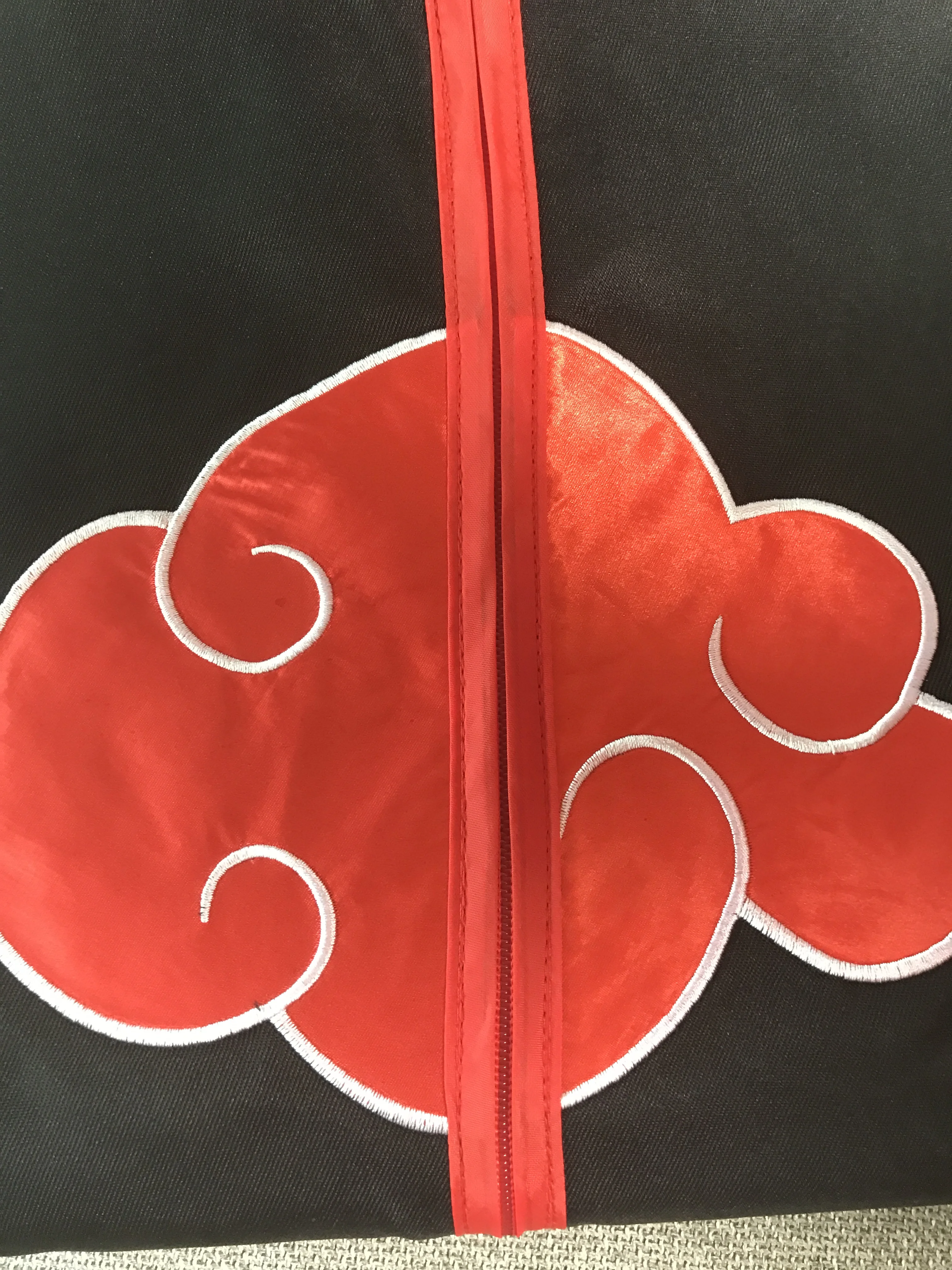 Wholesale Japanese Anime Clothes Halloween Cloak Cosplay Costume Red Cloud Robe Four Generations Six Generations Akatsuki Cloak images - 6