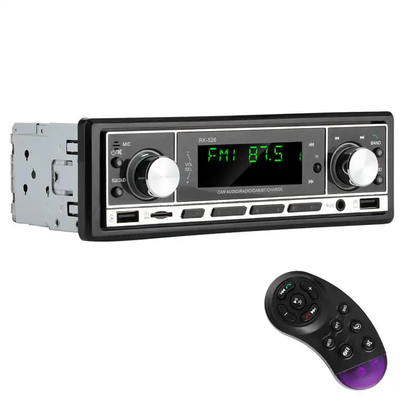 DAB FM автомобильный радиоприемник стерео Bluetooth MP3 плеер ЖК экран ИК пульт