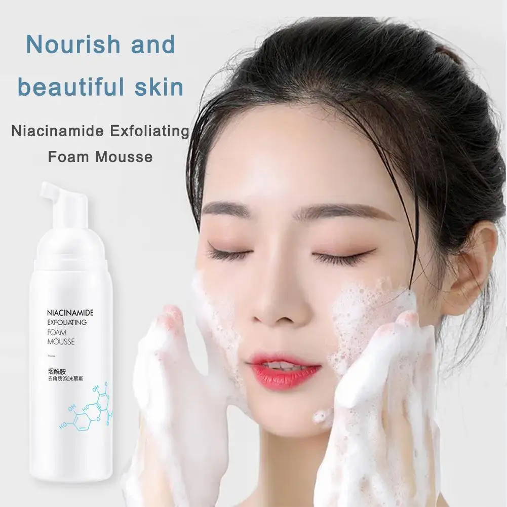 

Cleansing Mousse Foaming Cleanser Scrub Cleansing Acne Oil Control Blackhead Remover Shrink Pores Skin Care Makeup Remover