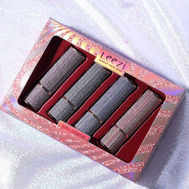 4 шт./компл. Топ Класс Женская губная помада комплекты водостойкая матового