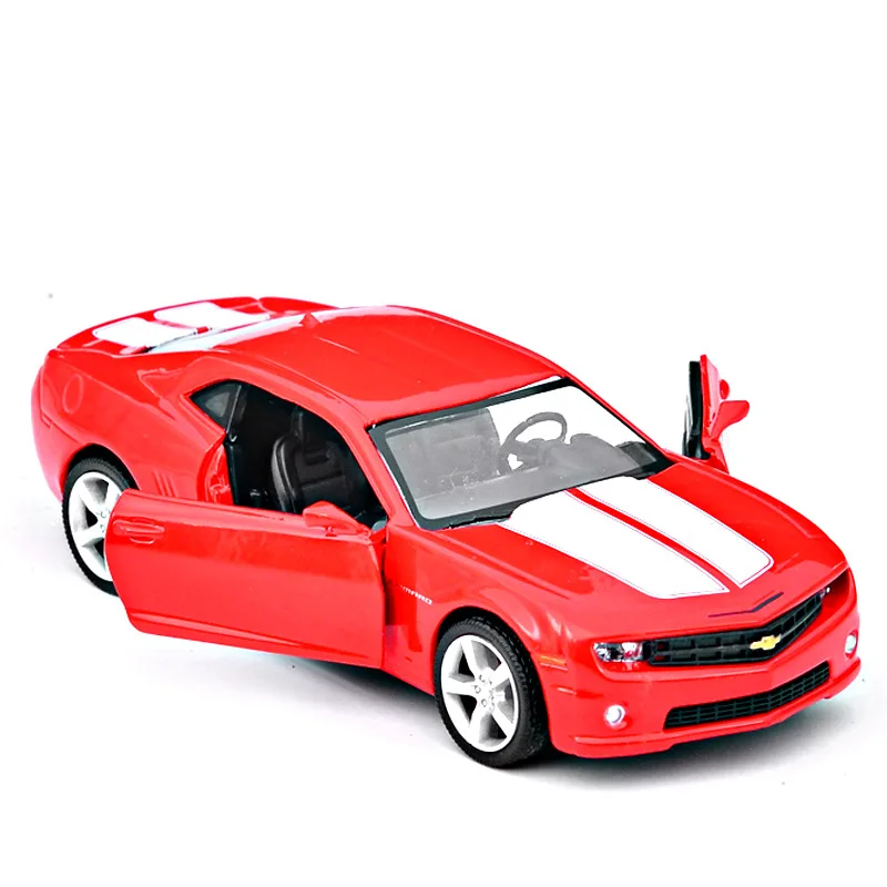 1/36 маленькая литая Автомобильная серия Chevrolet Camero размер 5 дюймов 2 открытые двери