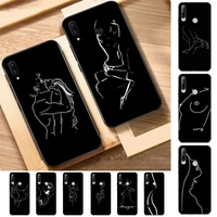 yndfcnb kiss rose sex girl body art phone case for huawei y 6 9 7 5 8s prime 2019 2018 enjoy 7 plus