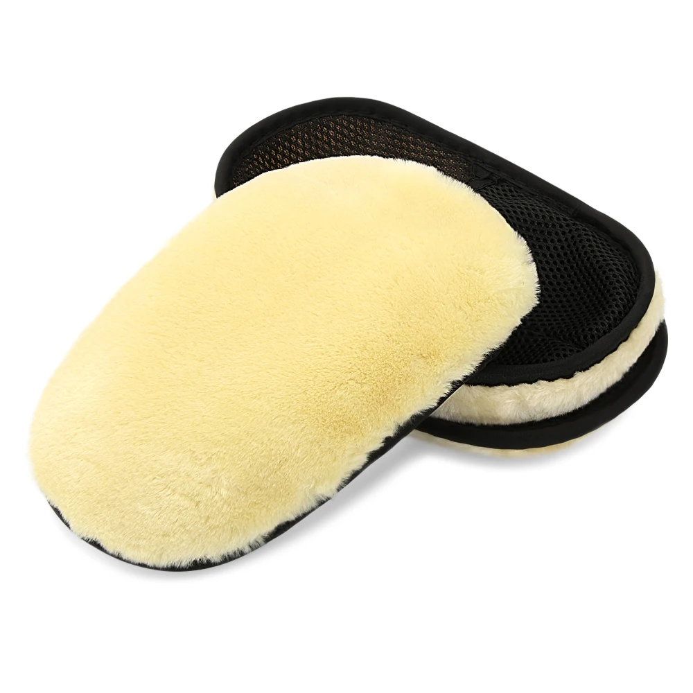Soft Wool Car Washing Gloves Cleaning Brush Accessories for audi a3 a4 b8 b6 8p 8v q5 a6 c6 c5 a5 a1 tt q7 b9 rs3 q3 | Автомобили и