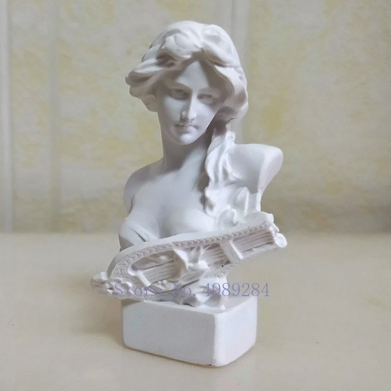 Мини пианино 7 см из смолы в стиле ретро имитация гипса скульптура персонажа