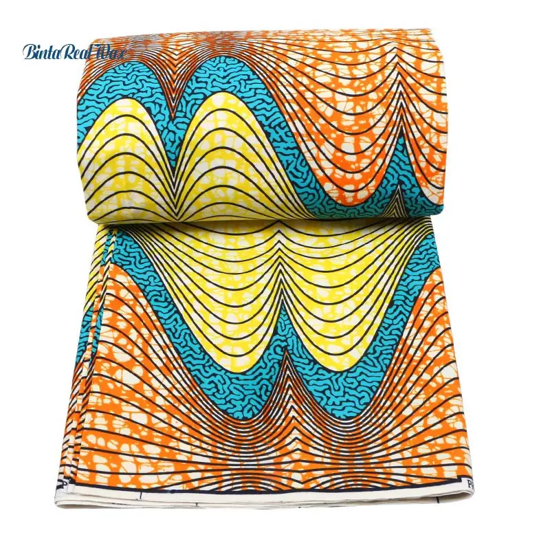 Модная Лоскутная Ткань Анкары африканская ткань из полиэстера с принтом воска