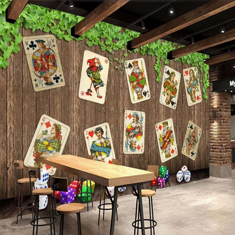 Дропшиппинг пользовательские фото обои ностальгические игральные карты на