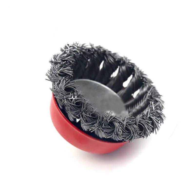 

75mm Knot Flat Wire Wheel Rotary Cup Brush M14 Thread Angle Grinder Accessories