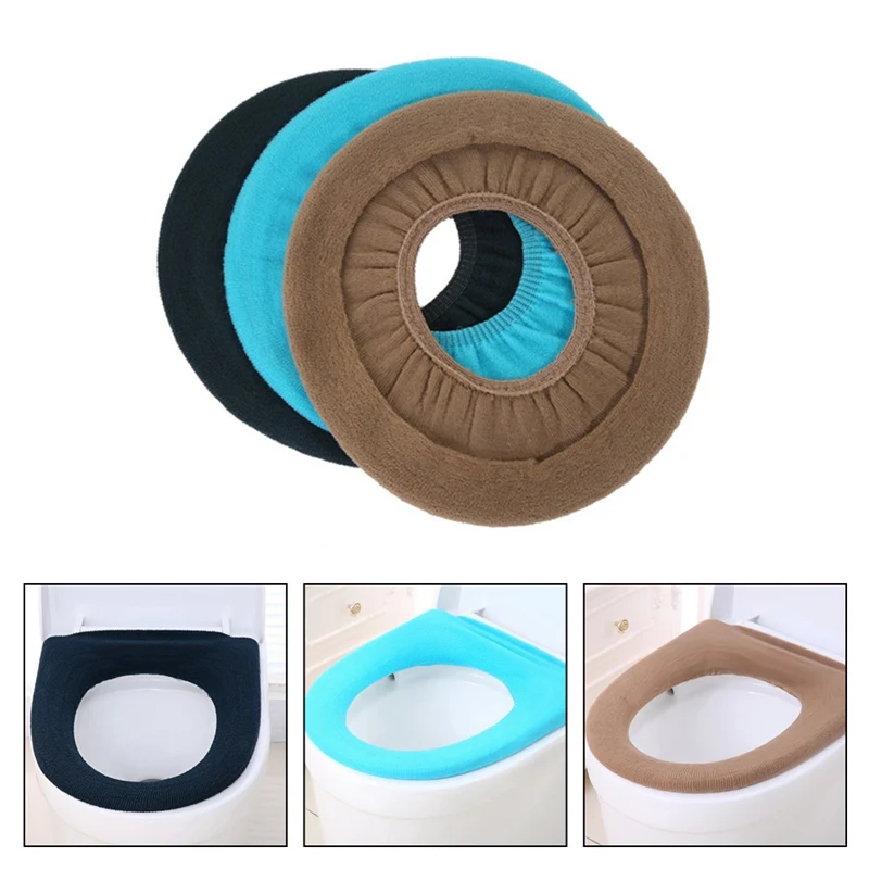 1 шт. Сезон Зима Удобные мягкие моющееся сиденье для унитаза коврик набор ванной