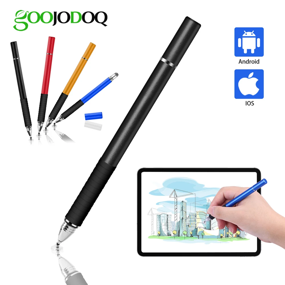 Универсальный стилус, GOOJODOQ 2 в 1 стилус для сенсорного экрана для всех iPad карандаш iPhone huawei стилус Xiaomi телефон планшет для Apple Pencil