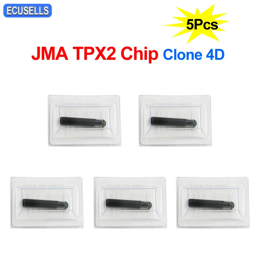 5 шт./лот ключи чипы для JMA TPX2 Cloner 4D транспондер чип TPX 2 Стекло клон чип|5 pcs/lot|chip car