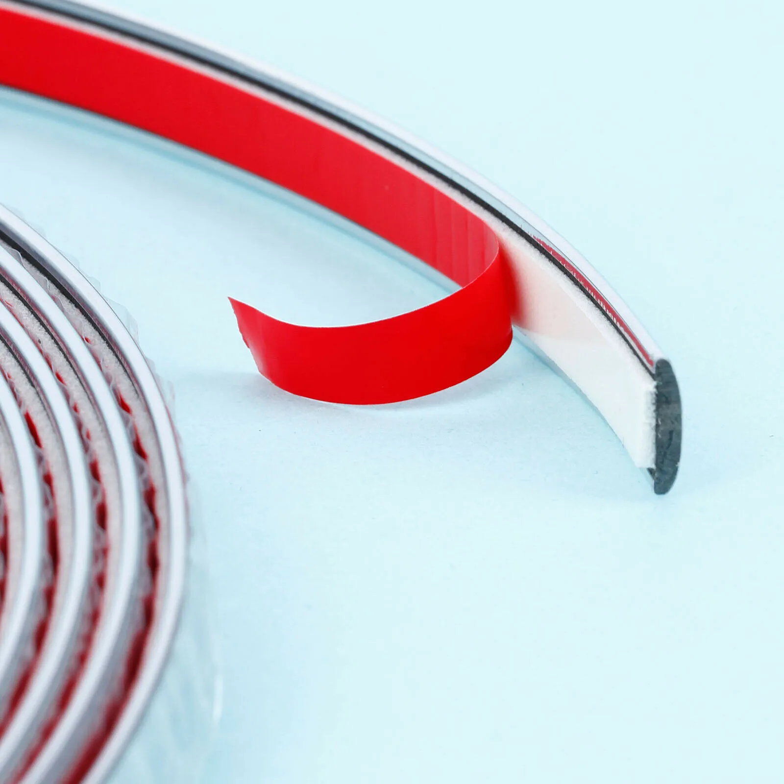 

15Meters 12mm Silver Chrome Molding Trim Car Door Edge Scratch Guard Protector Strips Window Mirror Bumper Anticollision