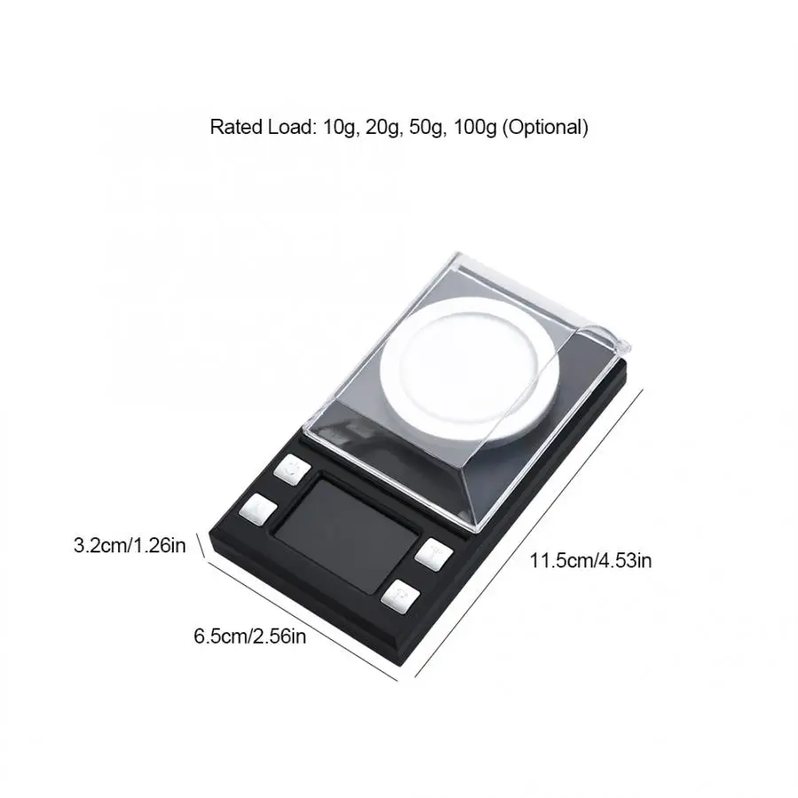 food scale Portable Mini LCD Digital Electronic Pocket Scale High 0.001g Jewelry Gold Weighing digital kitchen | Дом и сад