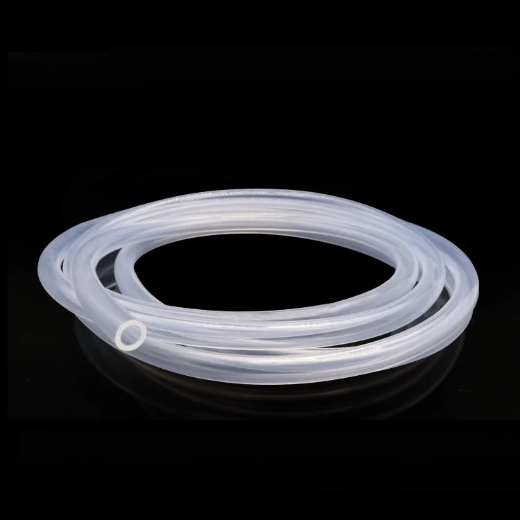 

8x10 Silicone Tubing ID 8mm OD 10mm Food Grade Flexible Drink Tubing Pipe Temperature Resistance Nontoxic Transparent