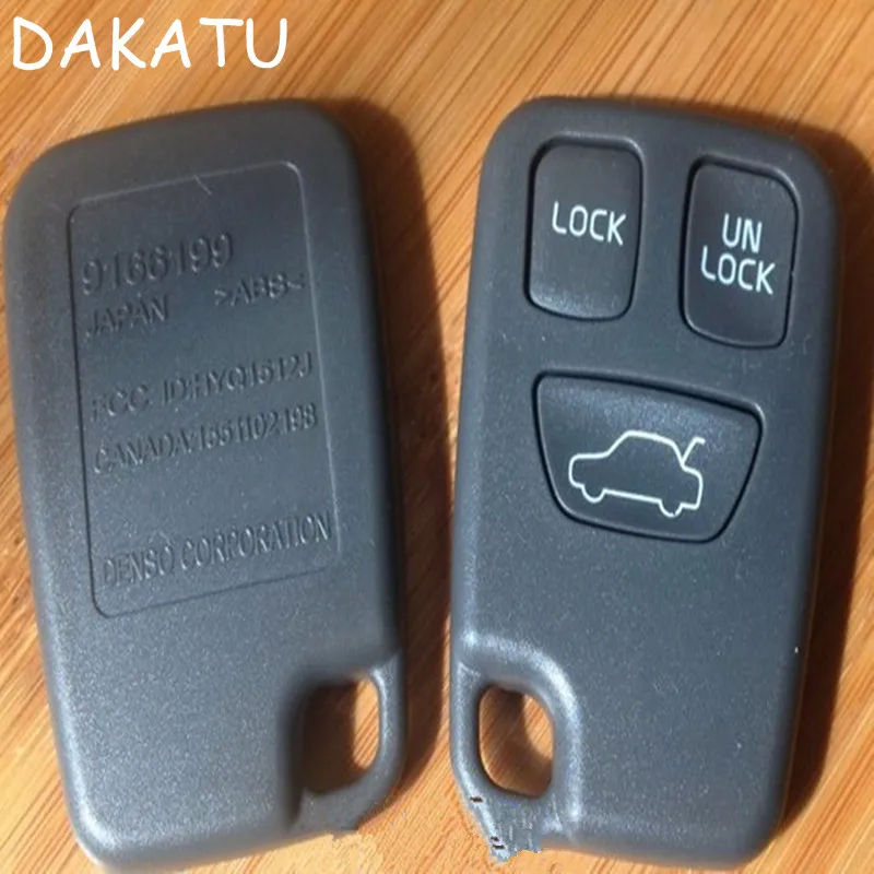 Чехол DAKATU для автомобильного ключа с 3 кнопками Volvo 2000 S70 V70 C70 S40 V40 XC90 XC70 Новый