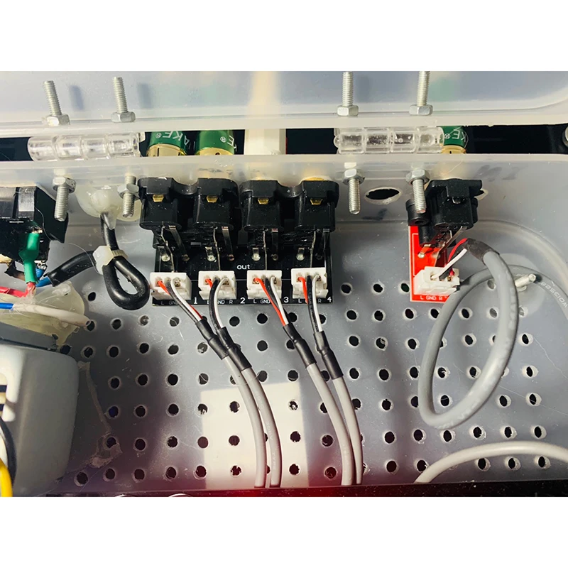 4-канальный двухканальный переключатель сигнала источника звука Lusya плата