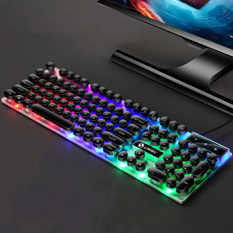 

Клавиатура игровая Механическая Проводная с RGB-подсветкой, 104 клавиш
