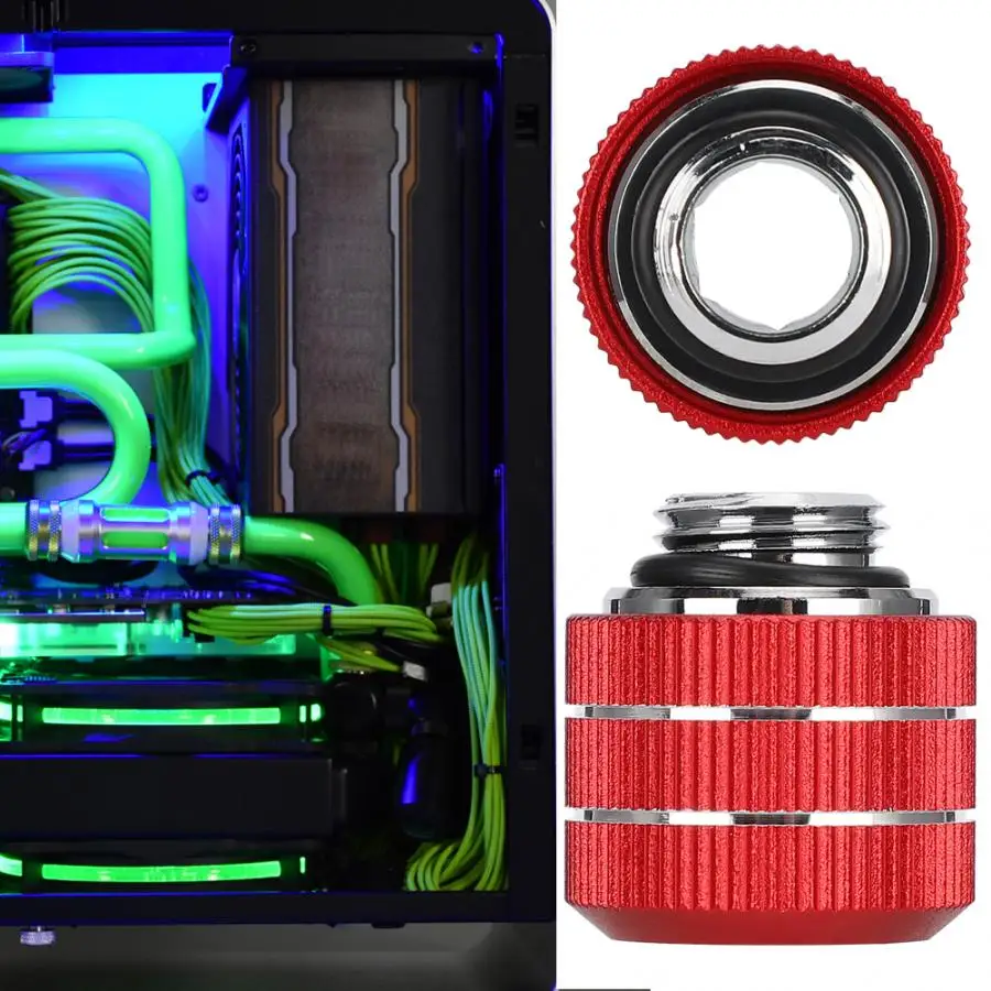 5 шт. соединительные трубки для водяного охлаждения мужские G1/4