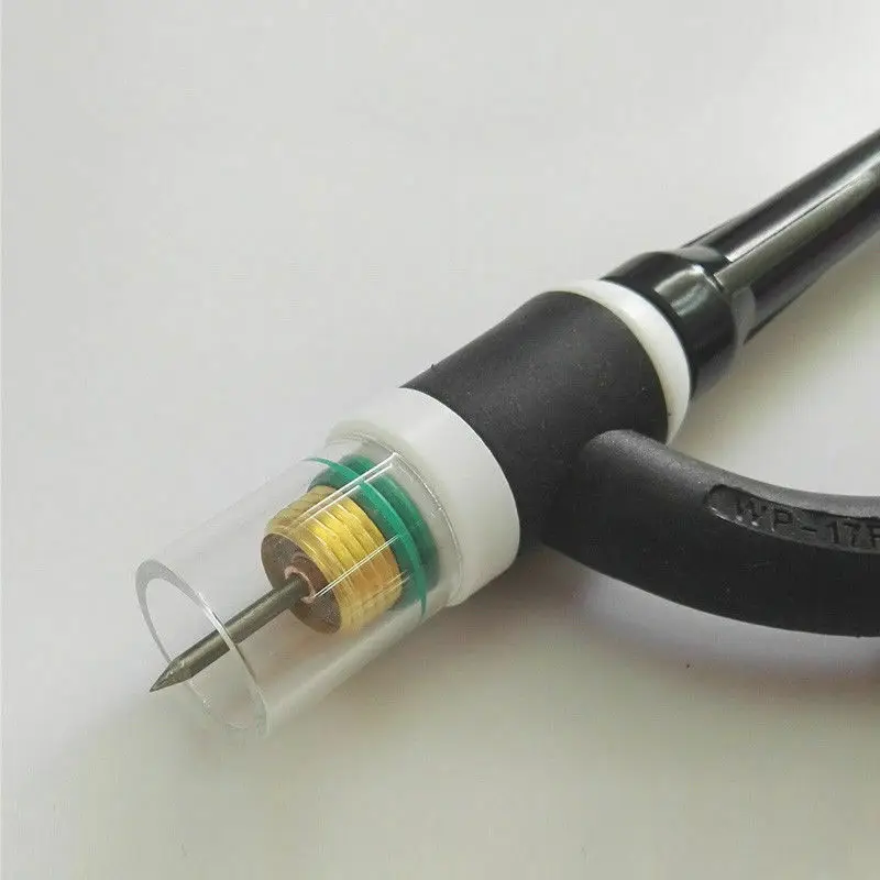 

2.4mm Welding plasma Nozzle Accessories Soldering Stubby Gas Lens With Heat Cup