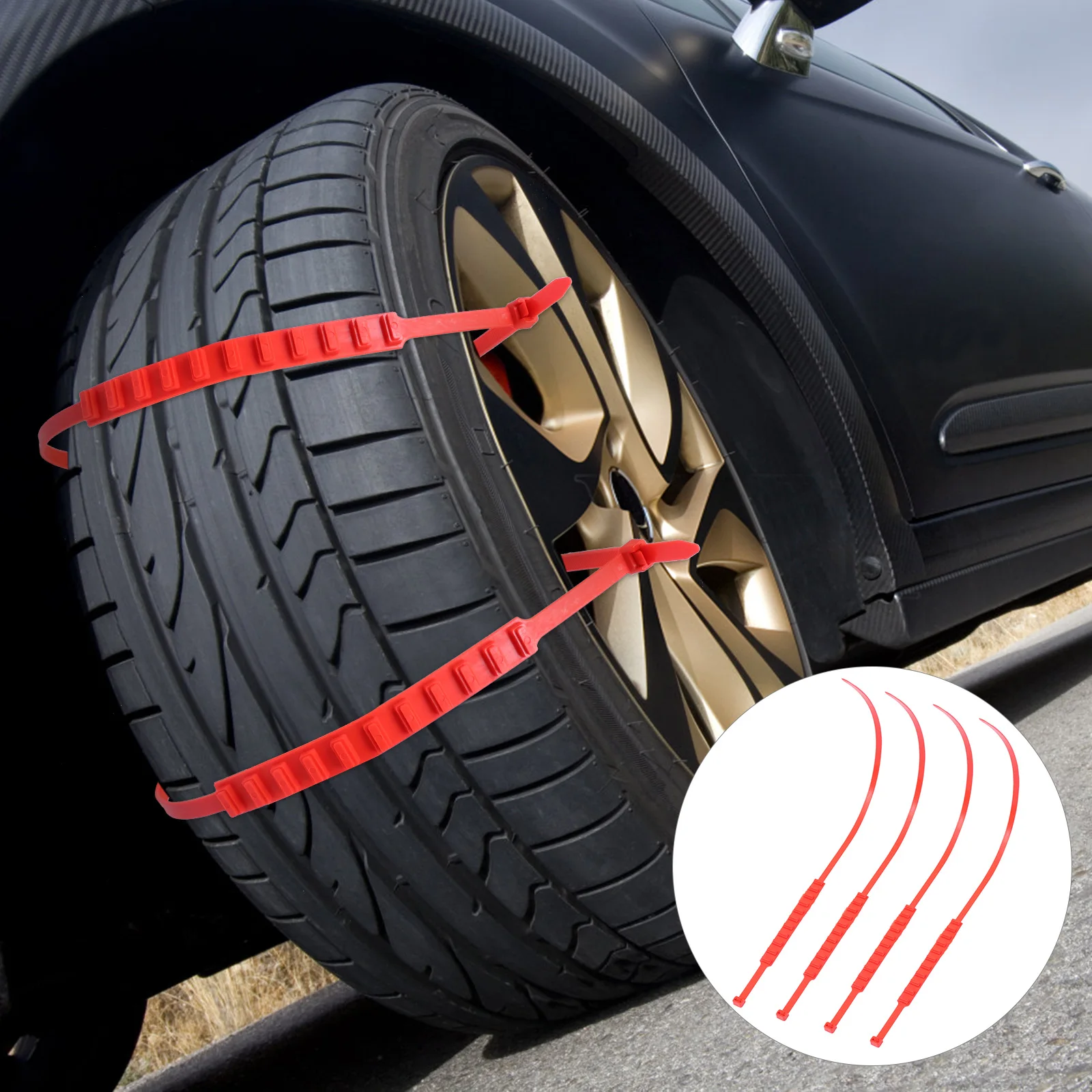 

15pcs Car Anti-skid Chains For Snow Mud Car Truck Wheel Non-skid Cable Tie