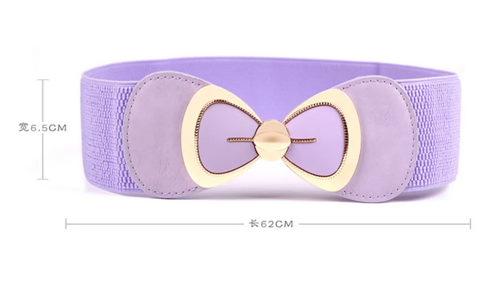 Женский пояс с большим бантом эластичный широкой талией 2020|Женские ремни| |
