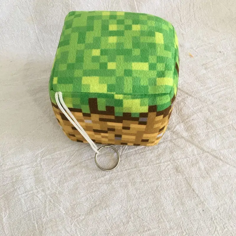 10cm green Tnt Игра Плюшевые криперы Скелет волк Стива корова привидение, паук летучая мышь плюшевые детские игрушки рождественские подарки - Цвет: 10cm green Tnt