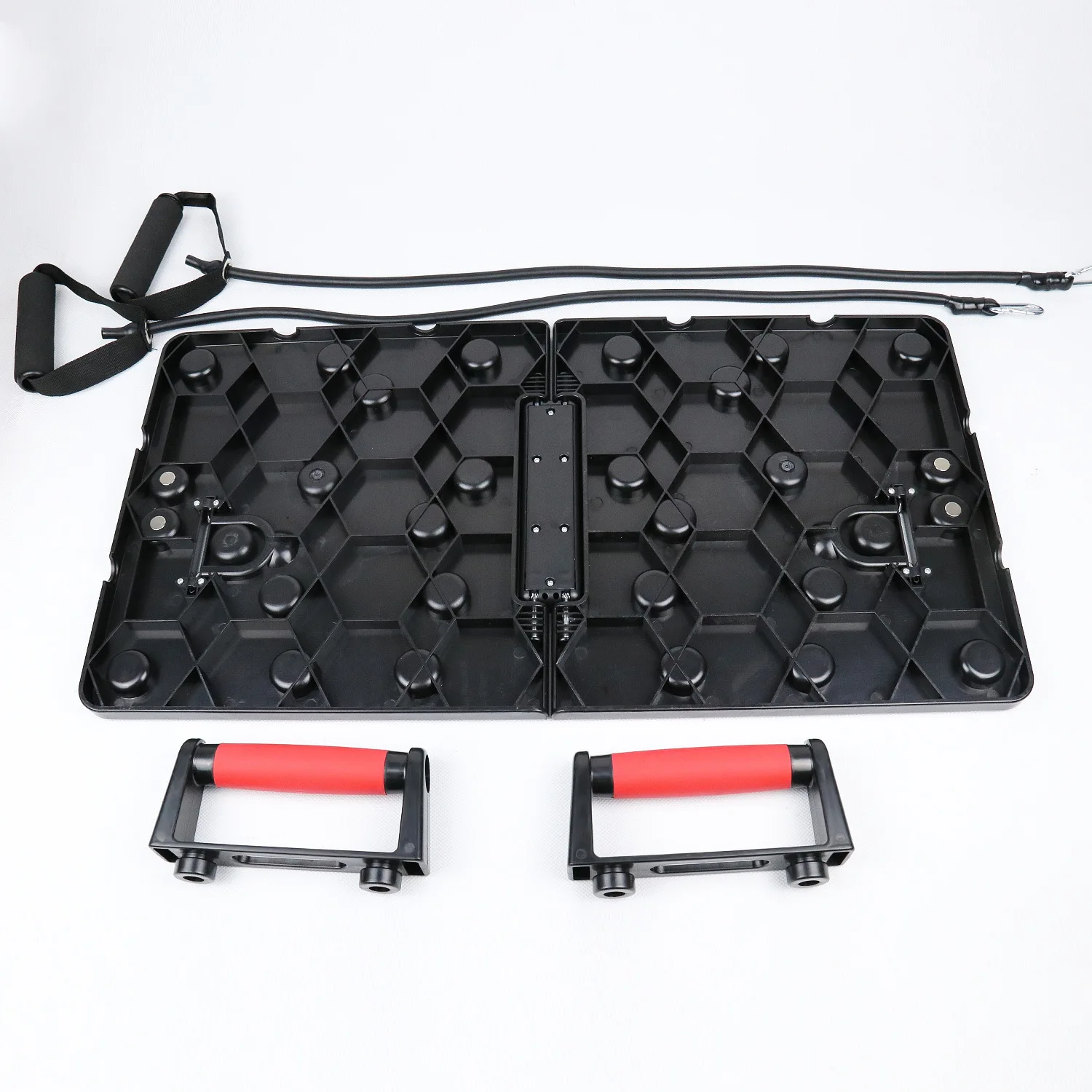 저렴한 홈짐 접이식 대형 보드 17 가지 운동 방법 휴대용 푸시업 지지 프레임, 체육관 장비