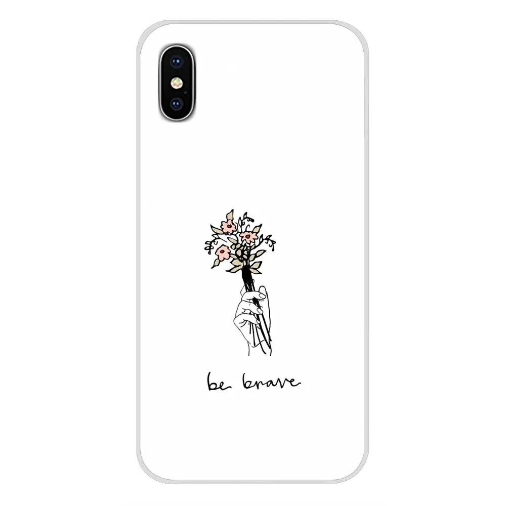 Art Aesthetic Flower Word Quotes For Huawei G7 G8 P8 P9 P10 P20 P30 Lite Mini Pro P Smart Plus 2017 2018 2019 Silicone Skin Case | Мобильные