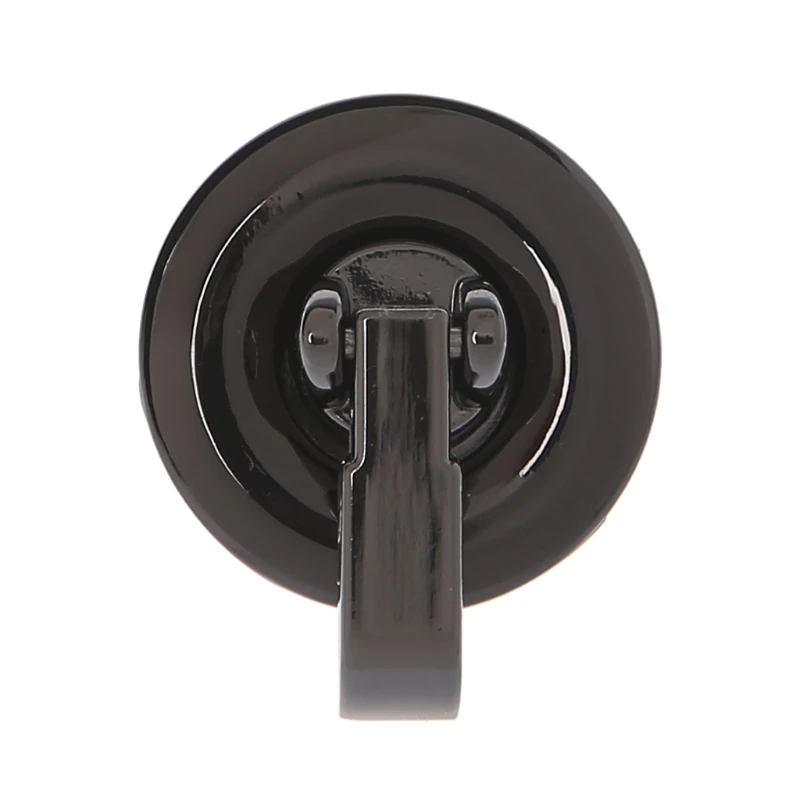 Gun black Металлическая круглая форма застежка поворотный замок для DIY сумки Сумка кошелек аппаратные средства M2EB - Цвет: Gun black