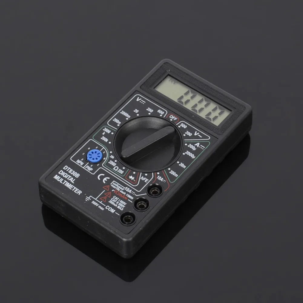 

DT830B Multimeter Digital Tester LCD Voltmeter Ammeter Ohm Professional Test Lead Voltmeter Resistance Current Electric Tool