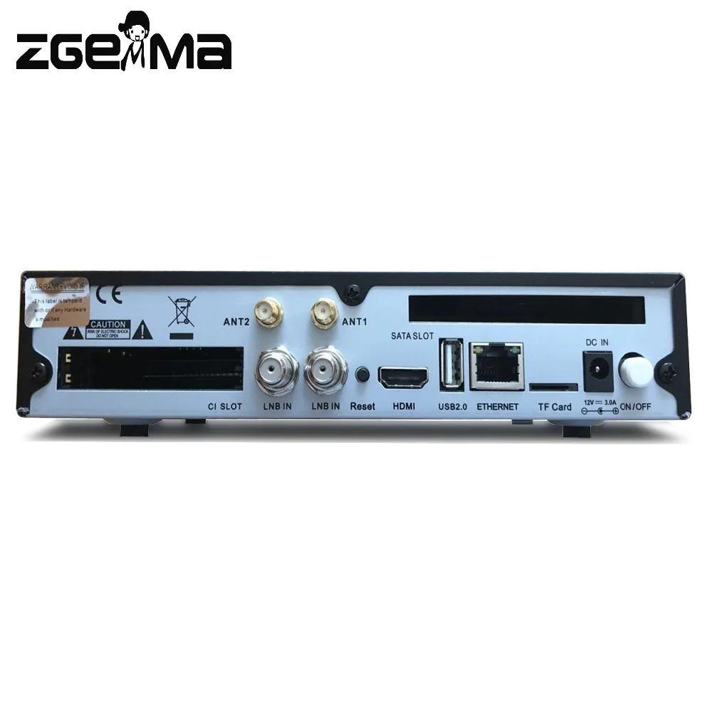 Новейшая версия Zgemma H9 Твин 2* CI+ Linux E2 система 2* DVB-S2X IP ТВ Твин спутниковый ТВ приемник+ IP ТВ Сталкер ZGEMMA H9 4K ТВ приставка