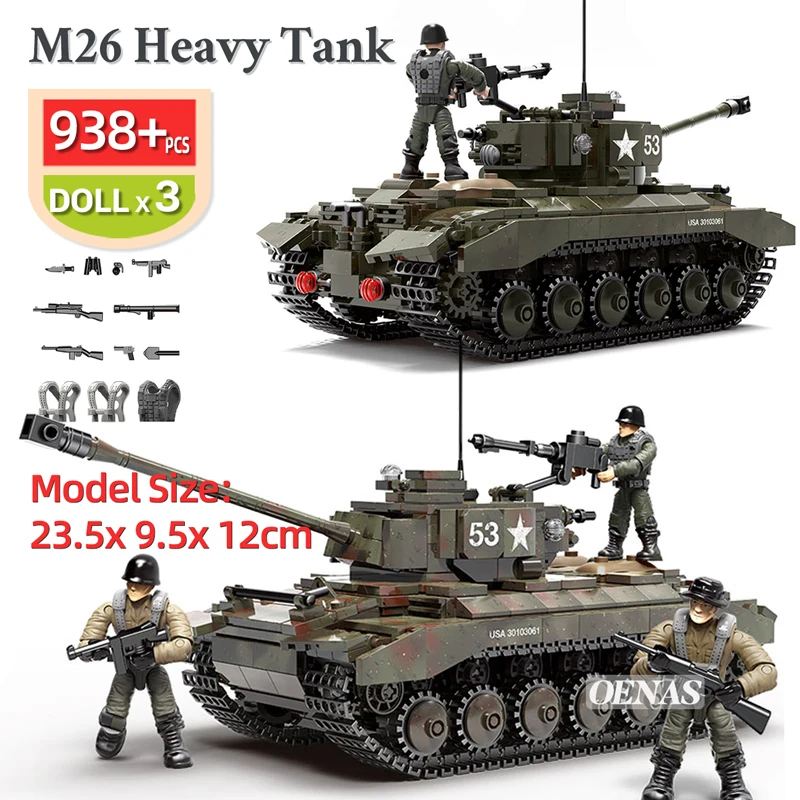 Военный Страйкер времен Второй мировой войны T34 M4 M26 тяжелый средний танк модель