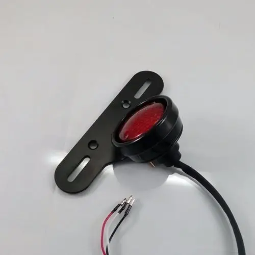 СВЕТОДИОДНЫЙ черный задний стоп-сигнал держатель номерного знака для Harley Honda KtN