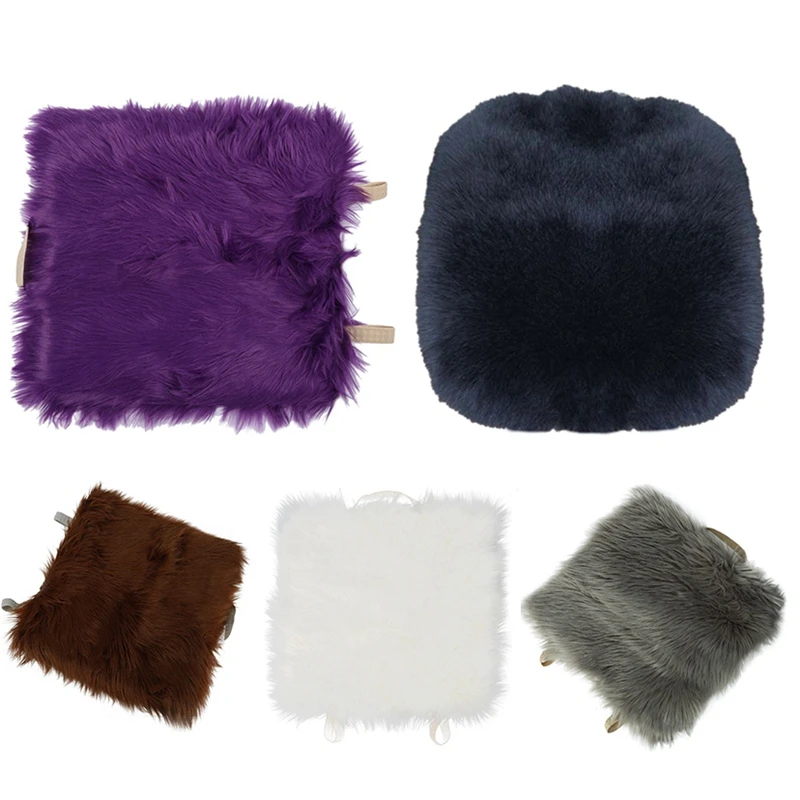 

Faux Sheepskin Car Seat Home Cushion Fur Pad Cover Warm Mat