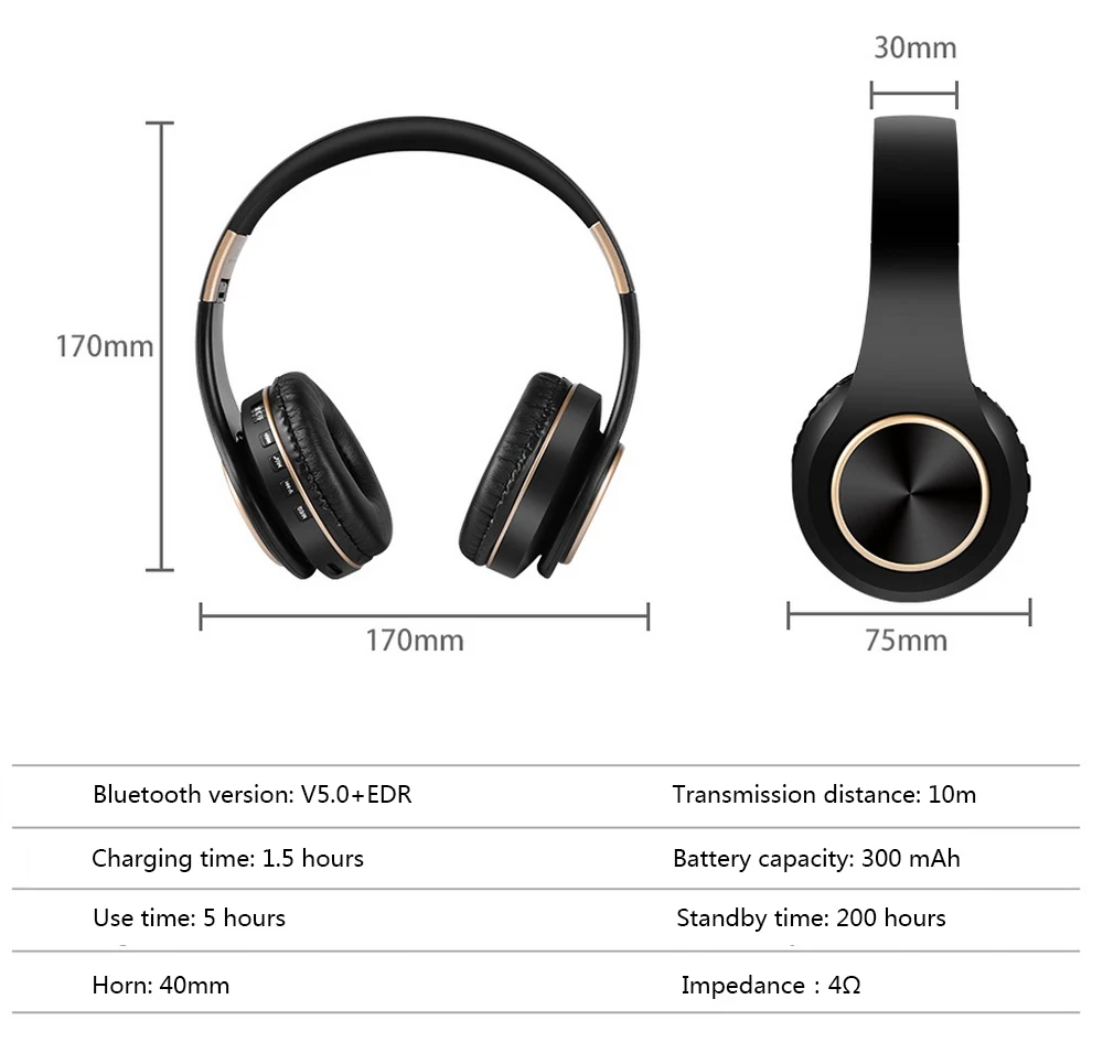 T8 HIFI стерео наушники bluetooth наушники музыка гарнитура Поддержка TF карты с микрофоном для мобильных xiaomi iphone sumsamg планшет