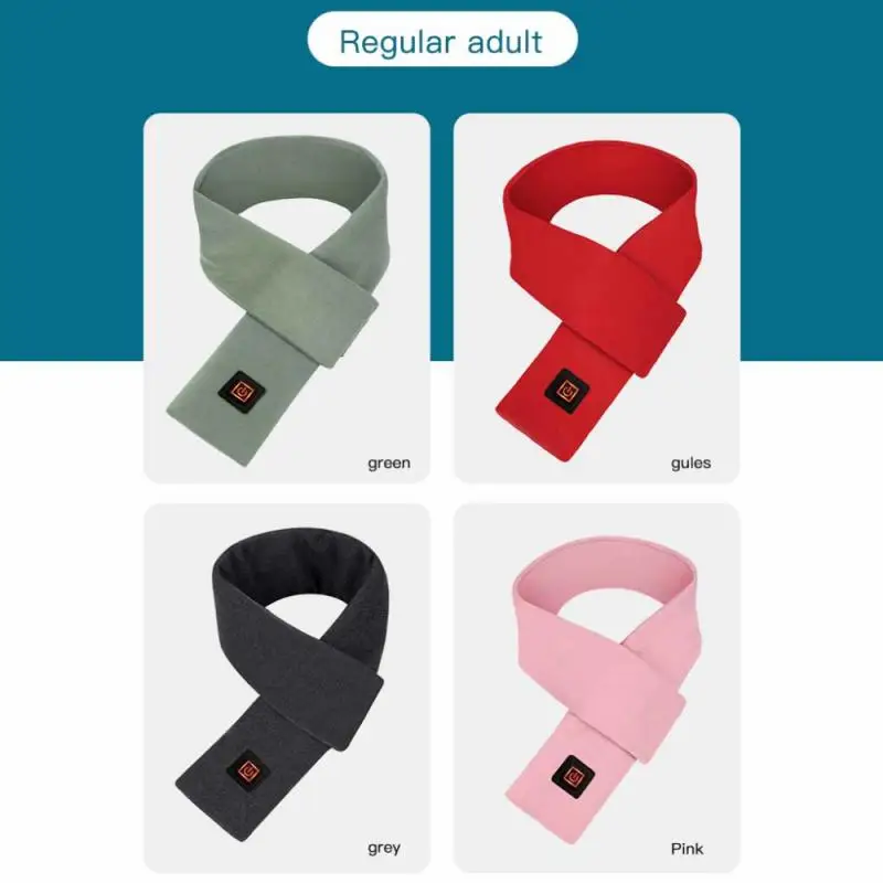 

Rechargeable Heated Scarf Adults Children Unisex Winter Oudoor Neck Heating Pad Shawl Neck Wrap Warm Keep Neck Accessories