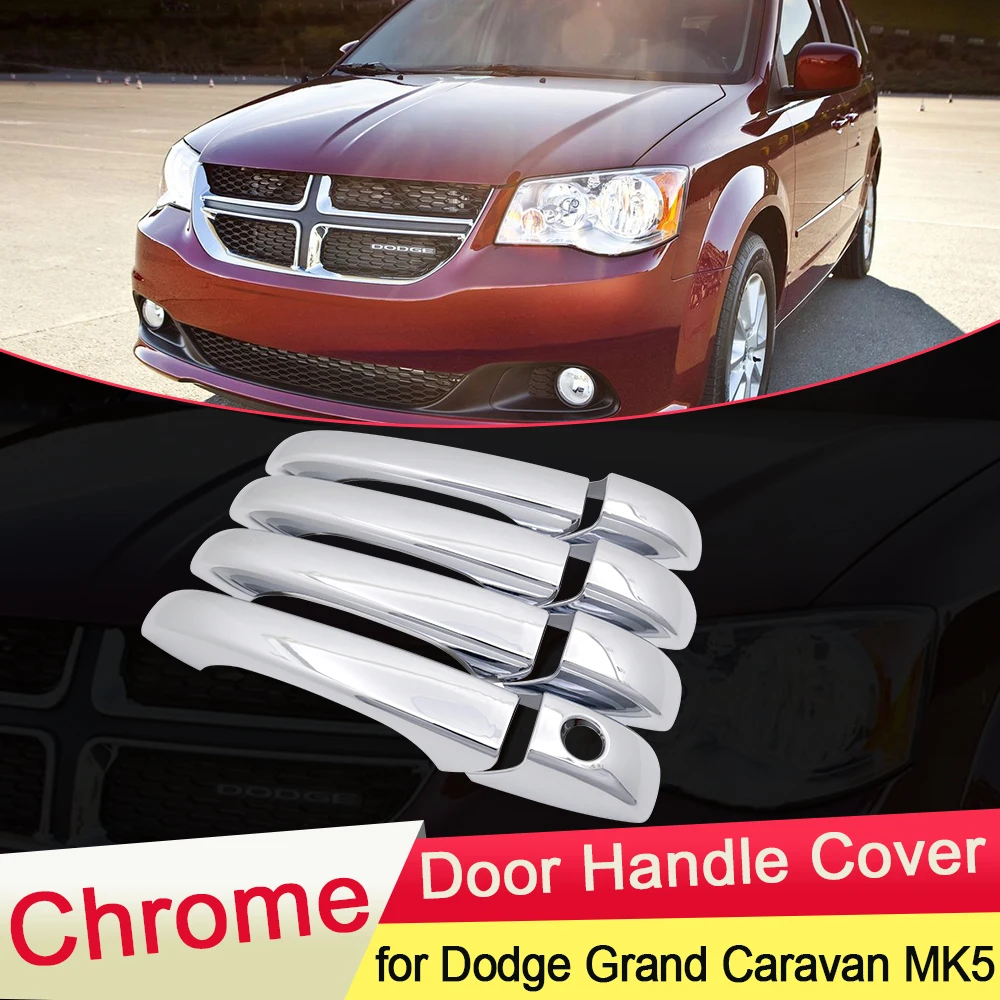 Для Dodge Grand Caravan MK5 2008 ~ 2020 хромированная дверная ручка накладка набор улов