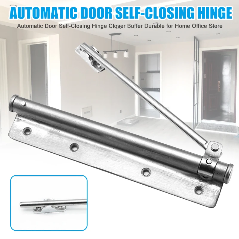 

Home Door Closer Automatic Self Closing Hinge Single Spring Adjustable Surface Mounted Automatic Closing Fire Rated Door