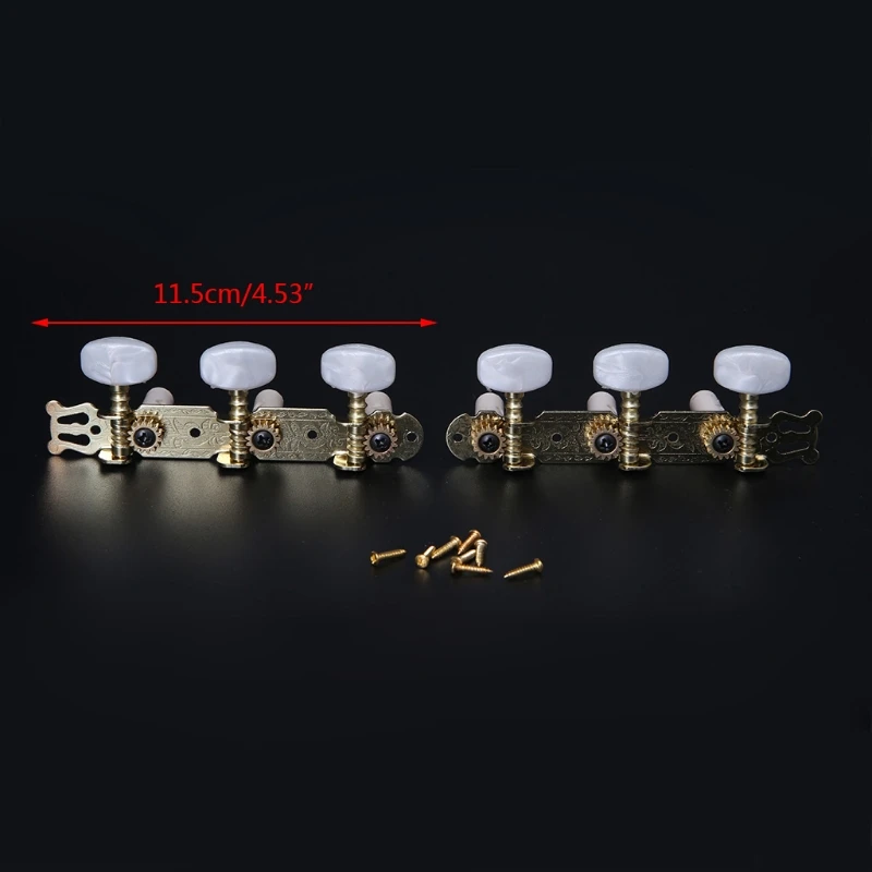 

2pcs Classical Guitar Tuning Pegs Keys Machine Heads Tuner Parts Accessories