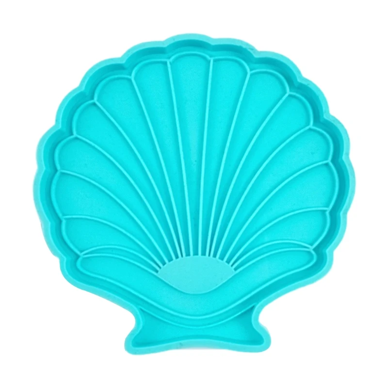 

L5YA Shell Shape Coaster Epoxy Resin Mold Cup Mat Pad Silicone Mould DIY Crafts Decorations Ornaments Casting Tool
