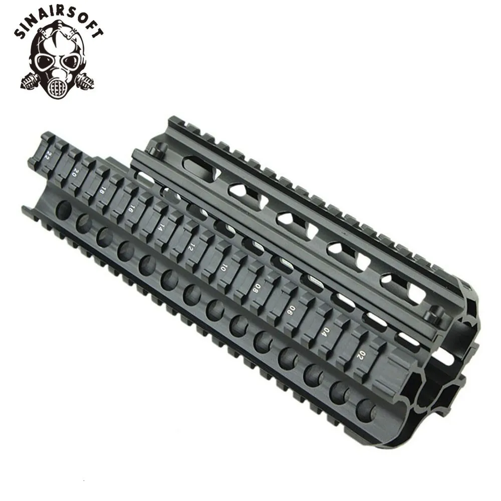 Sinairsoft AKs Saiga 7,62x39 Tactical Quad Rail с 8 шт рельсовыми крышками
