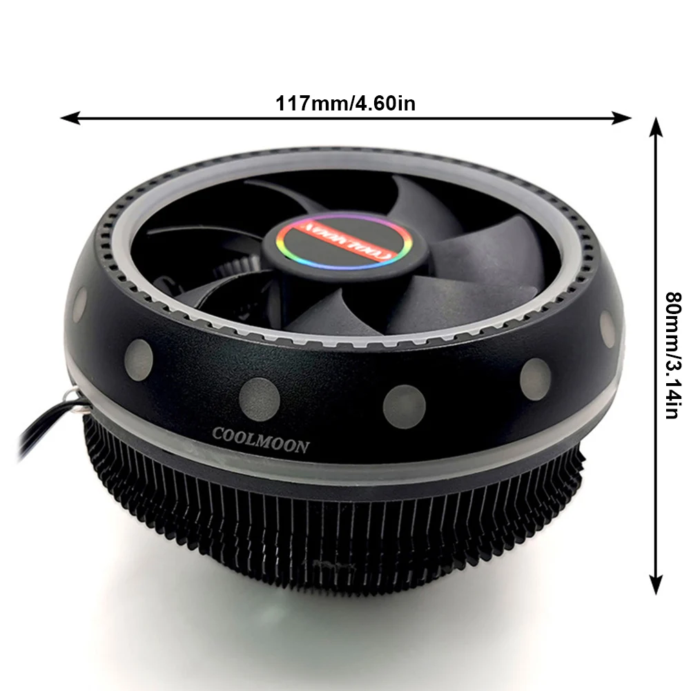 Горячая продажа чехол для компьютера вентилятор 120 мм 3Pin 12V тихий охлаждающий RGB